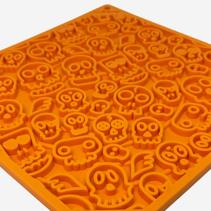 Tapis de léchage Zombie Orange 🧟 - Pep's Your Dog