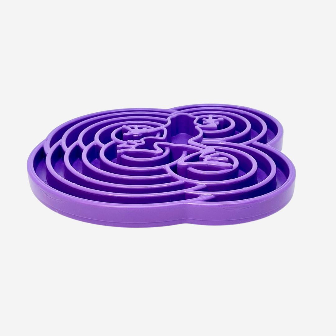 Plateau d'enrichissement Grenouille  violet pour chien  - Pep's Your Dog